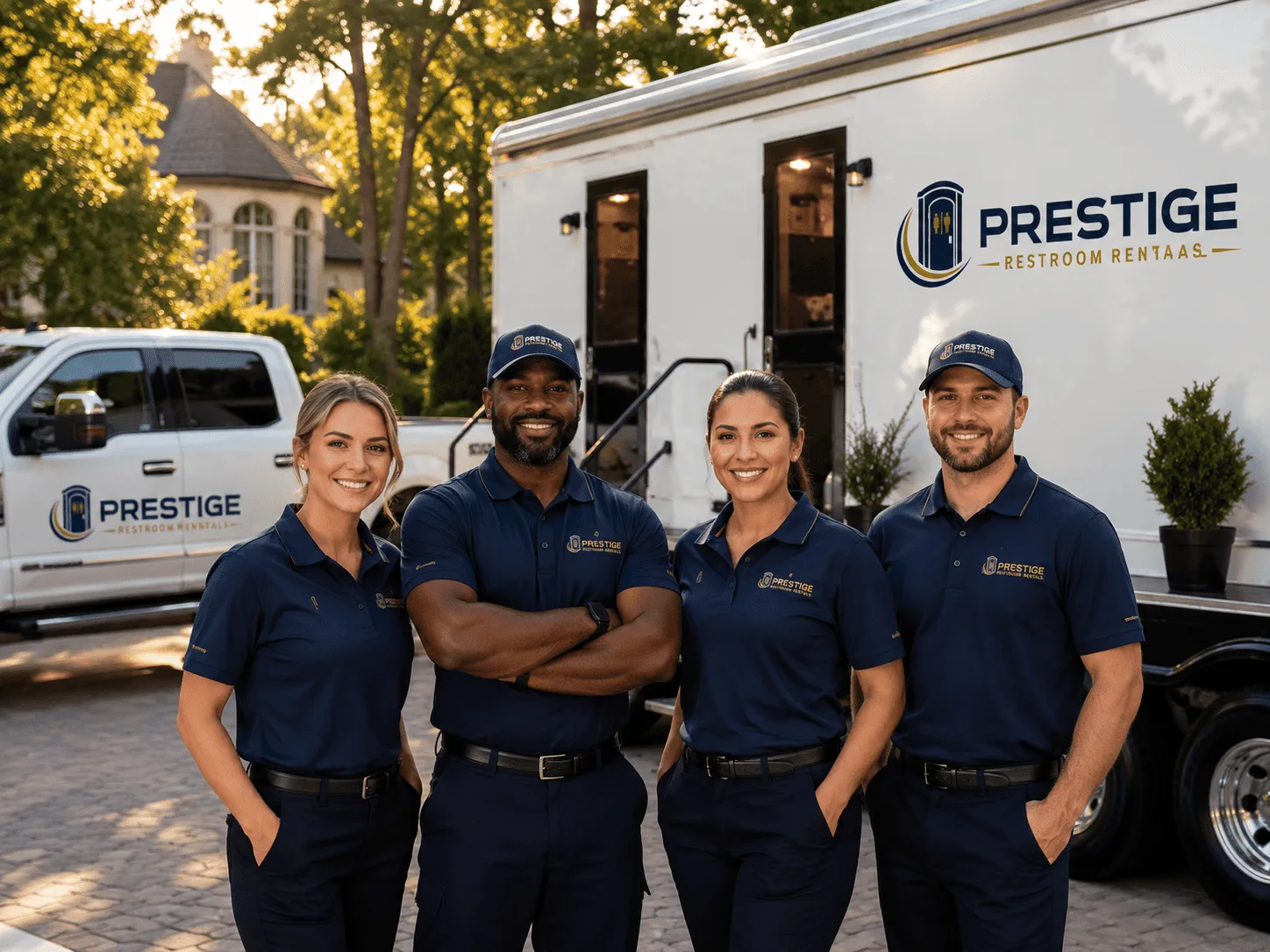 Trusted Luxury Portable Restrooms company in Alexander, ND